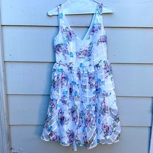 anthropologie Maeve Sleeveless 4 Dress floral